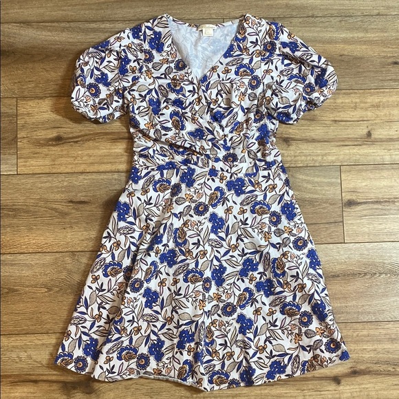 Shoshanna Dresses & Skirts - Shoshanna Katarina floral puff-sleeve dress